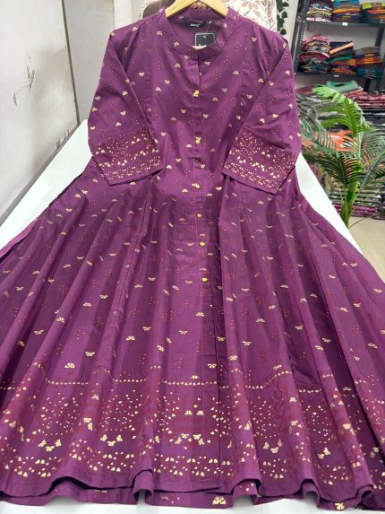 Premium Silk Flared Anarkali