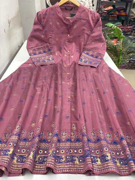 Premium Silk Flared Anarkali