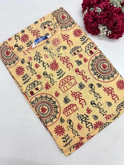 Kalamkari Cotton Kurti