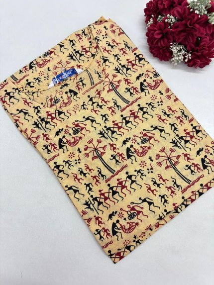 Kalamkari Cotton Kurti