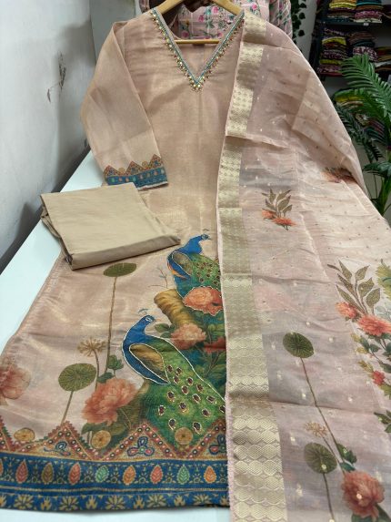 Premium Kurti With Pant & Dupatta Set